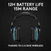 Headset gaming LOGITECH G935 Wireless 7.1 Surround Sound Lightsync – 2,4 GHz