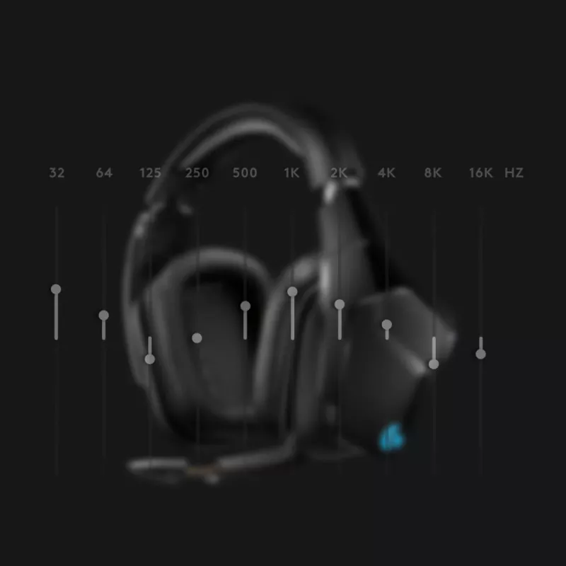 Headset gaming LOGITECH G935 Wireless 7.1 Surround Sound Lightsync – 2,4 GHz