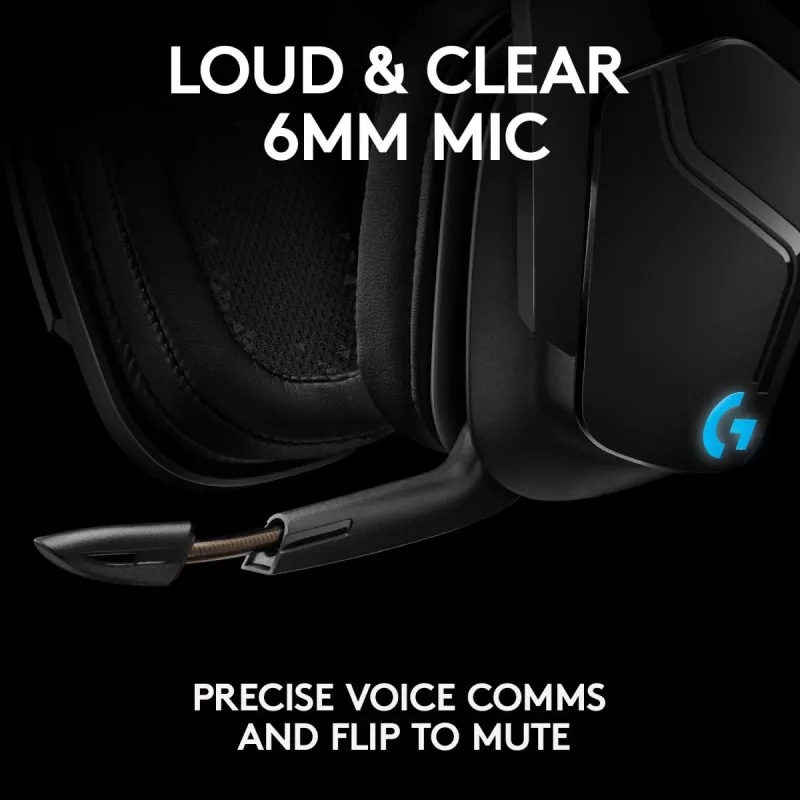Headset gaming LOGITECH G935 Wireless 7.1 Surround Sound Lightsync – 2,4 GHz