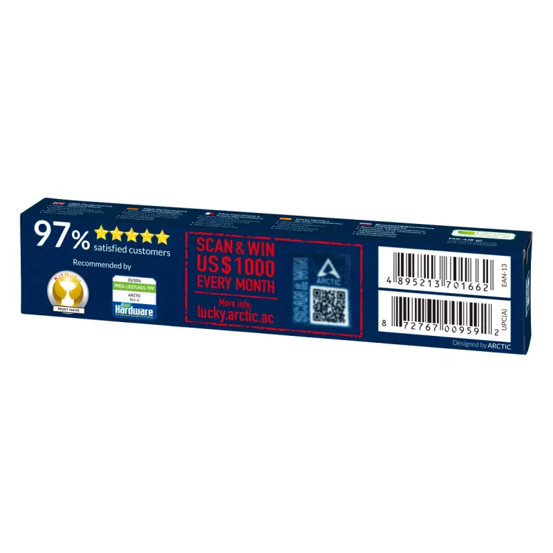 ARCTIC MX-4 (8 g) Edition 2019 – Pasta térmica de alto desempenho