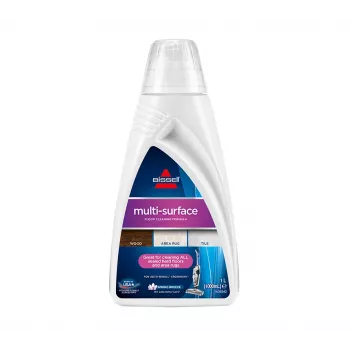 Bissell Multi-Surface Floor Cleaning Formula, líquido (pronto a usar), 1 L, azulejos de cerâmica, laminado, linóleo, mármore, parquet, pedra, madeira, frasco, CrossWave, SpinWave, 118 mm