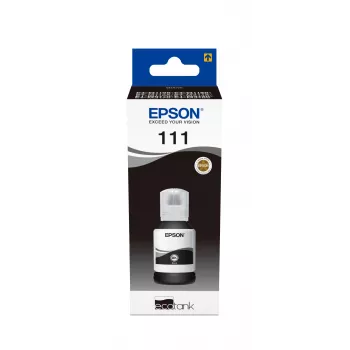 Frasco de tinta preta pigmentada Epson 111 EcoTank