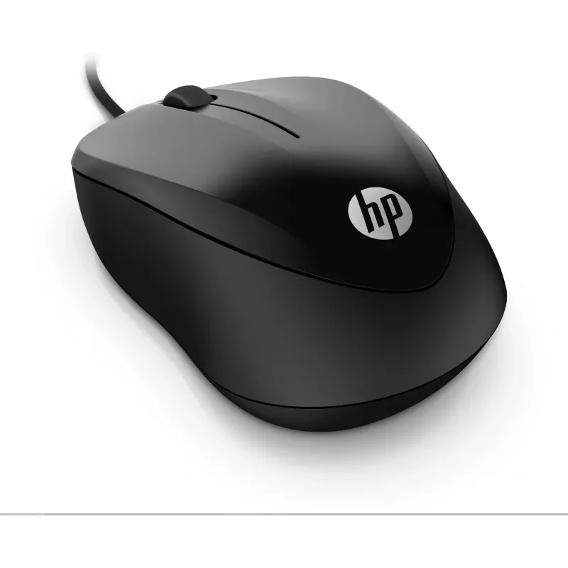 Rato com fio HP 1000, para ambas as mãos, USB Type-A, 1200 DPI, preto