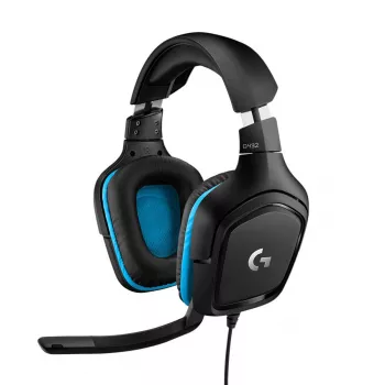 Headset gaming LOGITECH G432 - USB / 3.5mm - 7.1 Surround - azul