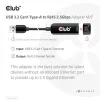 Adaptador CLUB3D USB 3.2 Gen1 Type-A para RJ45 2.5Gbps