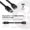 Cabo de extensão CLUB3D DisplayPort 1.4 HBR3 8K60Hz M/F 2m