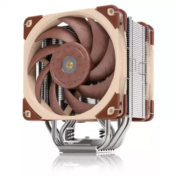 Dissipador de CPU Noctua NH-U12A 120 mm, ventoinha dupla, base de cobre, dissipador de alumínio, PWM, para vários sockets Intel/AMD