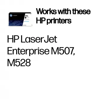 Cartucho de toner HP 89A Original LaserJet, Preto