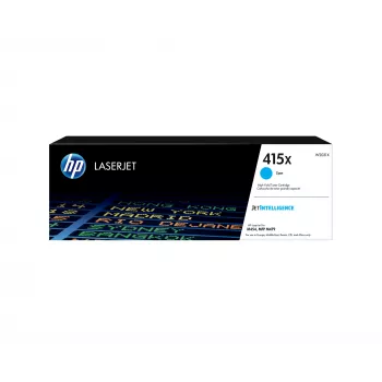 Cartucho de toner HP 415X High Yield Ciano Original LaserJet, 6000 páginas, Ciano, 1 unid.