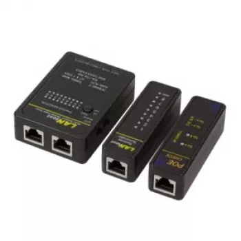 Testador de cabos de rede LogiLink WZ0015P Preto