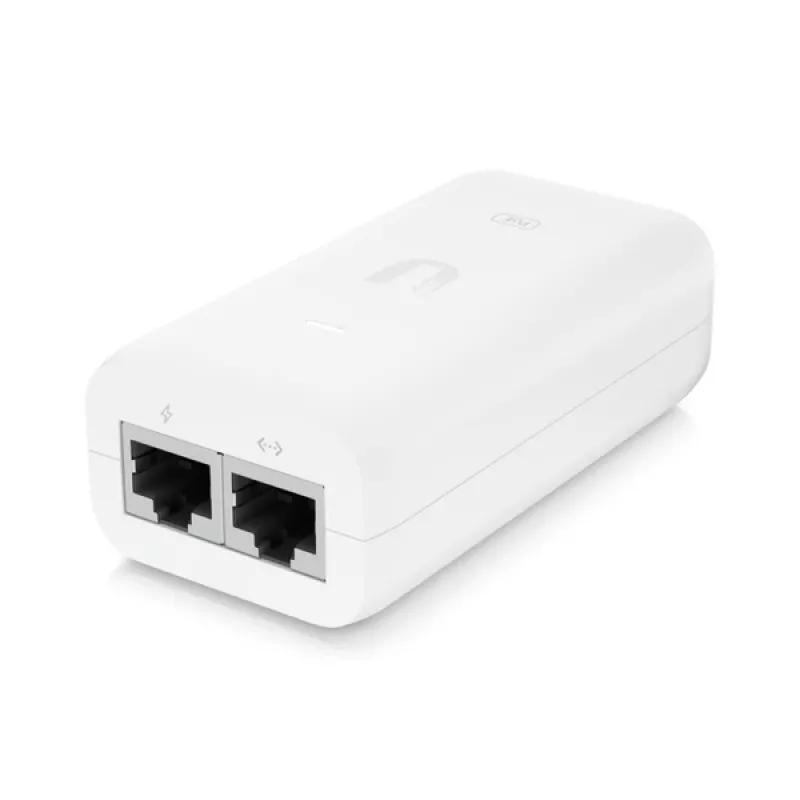 Ubiquiti U-POE-AF injetor PoE, 802.3af, 48 V, 15 W, Gigabit Ethernet, branco