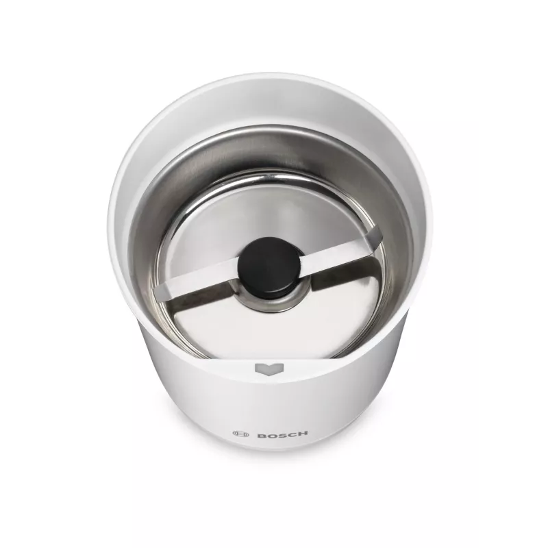 Moinho de café de lâminas Bosch TSM6A011W, 180 W, capacidade 75 g, branco