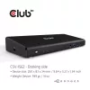 CLUB3D CSV-1562 é uma docking station universal de carregamento USB3.2 Gen1 Type-C Triple 4K30Hz e certificada DisplayLink®. A docking station universal de carregamento