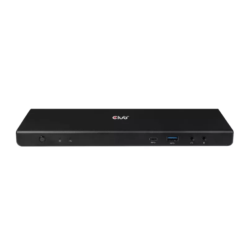 CLUB3D CSV-1562 é uma docking station universal de carregamento USB3.2 Gen1 Type-C Triple 4K30Hz e certificada DisplayLink®. A docking station universal de carregamento