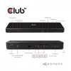 CLUB3D CSV-1562 é uma docking station universal de carregamento USB3.2 Gen1 Type-C Triple 4K30Hz e certificada DisplayLink®. A docking station universal de carregamento