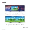 CLUB3D CSV-1562 é uma docking station universal de carregamento USB3.2 Gen1 Type-C Triple 4K30Hz e certificada DisplayLink®. A docking station universal de carregamento