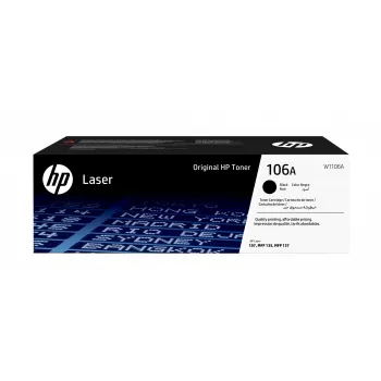 Cartucho de toner HP 106A Original Laser Preto, 1000 páginas, Preto, 1 unid.