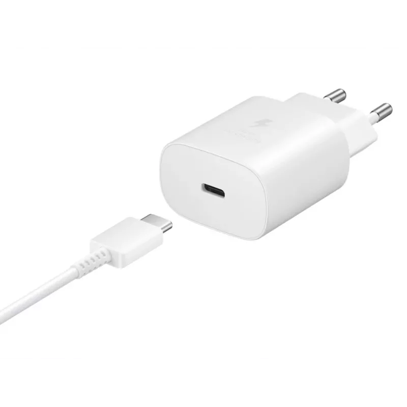 Samsung EP-TA800 Carregador rápido de parede para telemóvel branco para interior