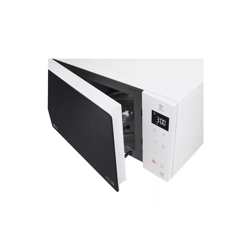 Micro-ondas solo LG MS 23 NECBW Preto, Branco para cima do fogão 23 L 1000 W