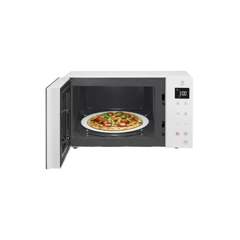 Micro-ondas solo LG MS 23 NECBW Preto, Branco para cima do fogão 23 L 1000 W