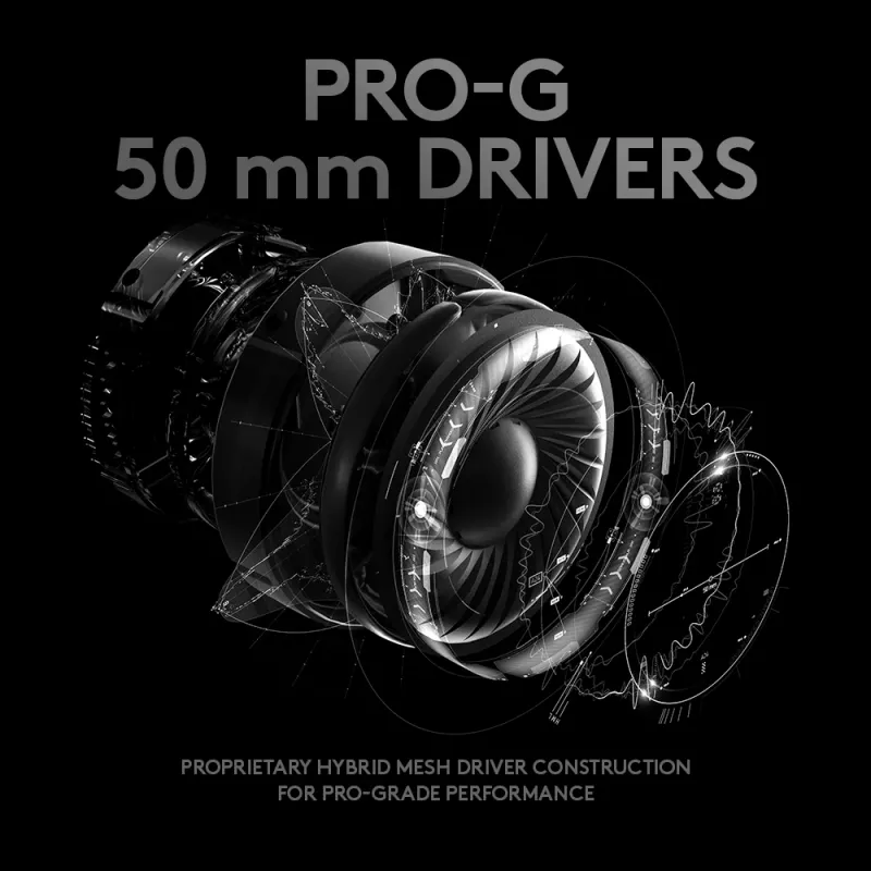 Headset de gaming LOGITECH G Pro X - 3,5 mm - Preto