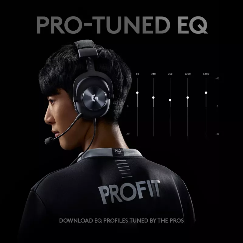 Headset de gaming LOGITECH G Pro X - 3,5 mm - Preto