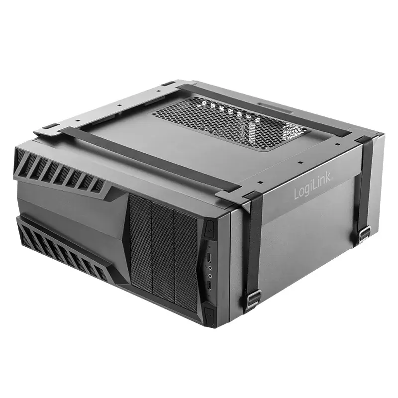 Suporte para CPU LOGILINK EO0009 — suporte de secretária em aço ajustável, preto, RoHS
