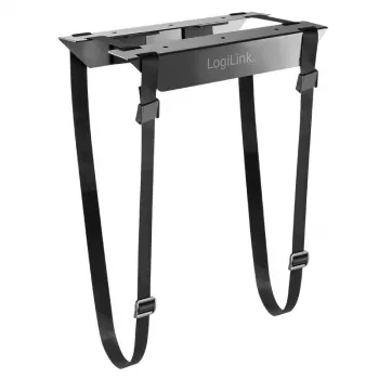 Suporte para CPU LOGILINK EO0009 — suporte de secretária em aço ajustável, preto, RoHS