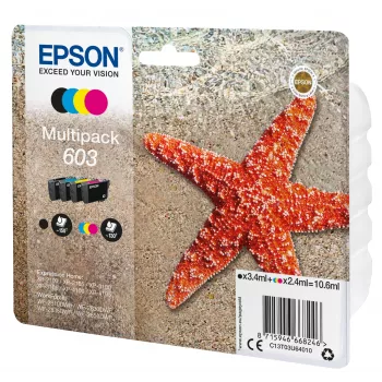 Epson C13T03U64010 Tinteiro 1 unid. Original Alcance Standard Preto, Ciano, Magenta, Amarelo