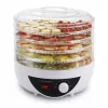 Desidratador ESPERANZA EKD002 – 5 tabuleiros, 250 W, termostato ajustável, temperatura máxima 75 °C, branco translúcido