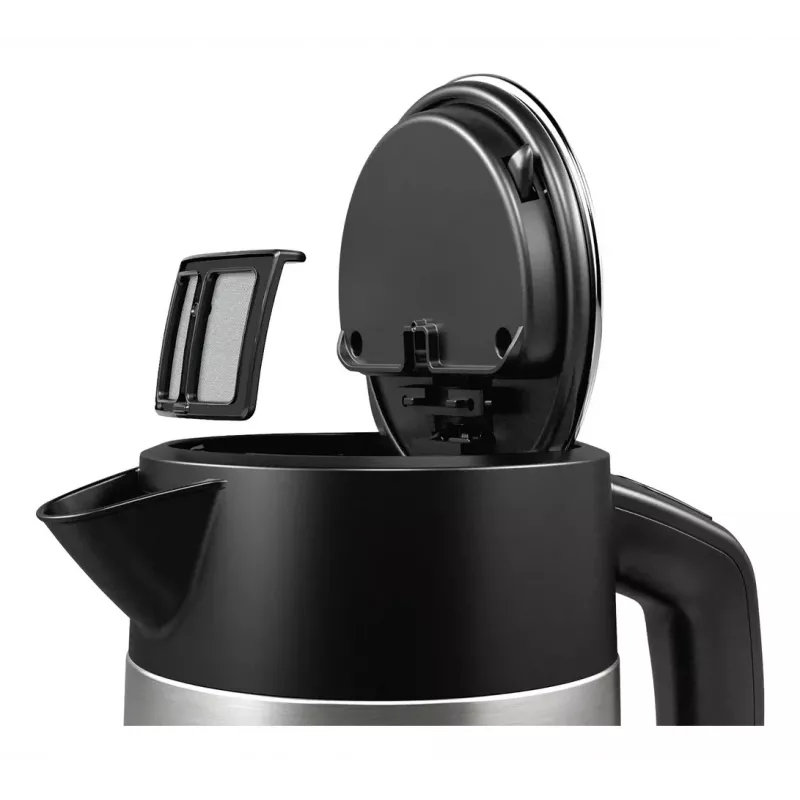 Chaleira Bosch TWK4P440 1,7 L 2400 W Preto, Aço inoxidável