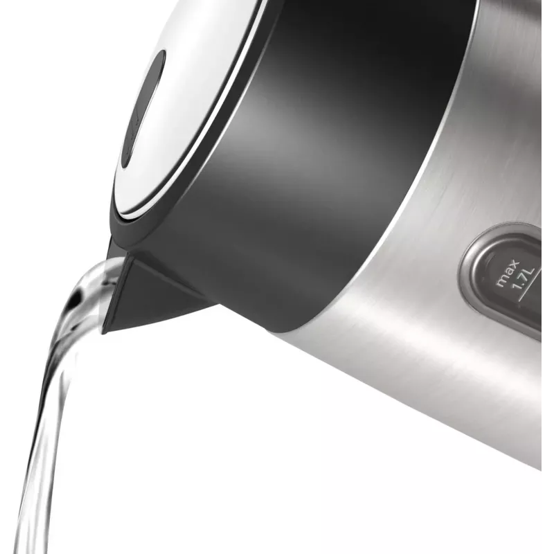 Chaleira Bosch TWK4P440 1,7 L 2400 W Preto, Aço inoxidável