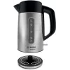 Chaleira Bosch TWK4P440 1,7 L 2400 W Preto, Aço inoxidável