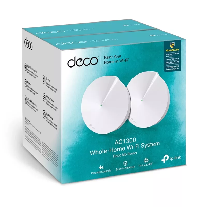 Sistema Wi-Fi Mesh TP-Link AC1300 Deco Whole Home, pack de 2