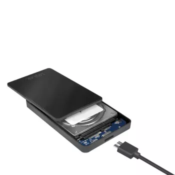 Caixa HDD/SSD LogiLink UA0339 Preto 2,5 polegadas