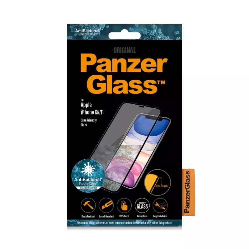Película de proteção de ecrã PanzerGlass Apple iPhone 11 XR Edge-to-Edge