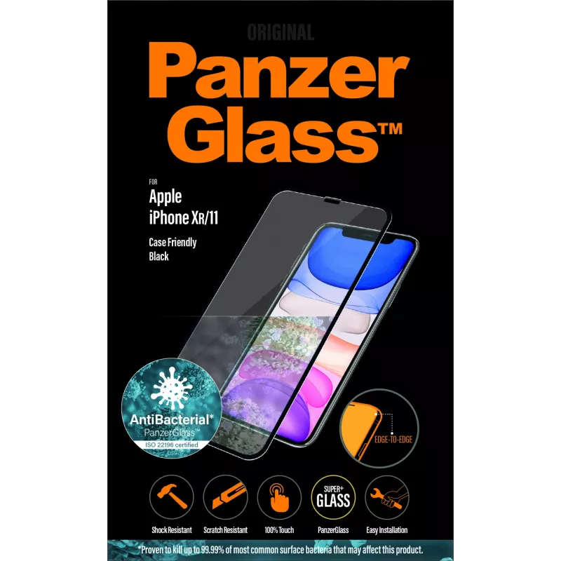 Película de proteção de ecrã PanzerGlass Apple iPhone 11 XR Edge-to-Edge