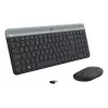 Conjunto de teclado e rato sem fios LOGITECH Slim Mk470 - Graphite Qwerty Dansk/ Norsk/ Svenska