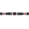 Goobay 79566 acoplador RJ45 para exterior, CAT 6 STP, IP68, 2x RJ45 fêmea, 12 cm, preto