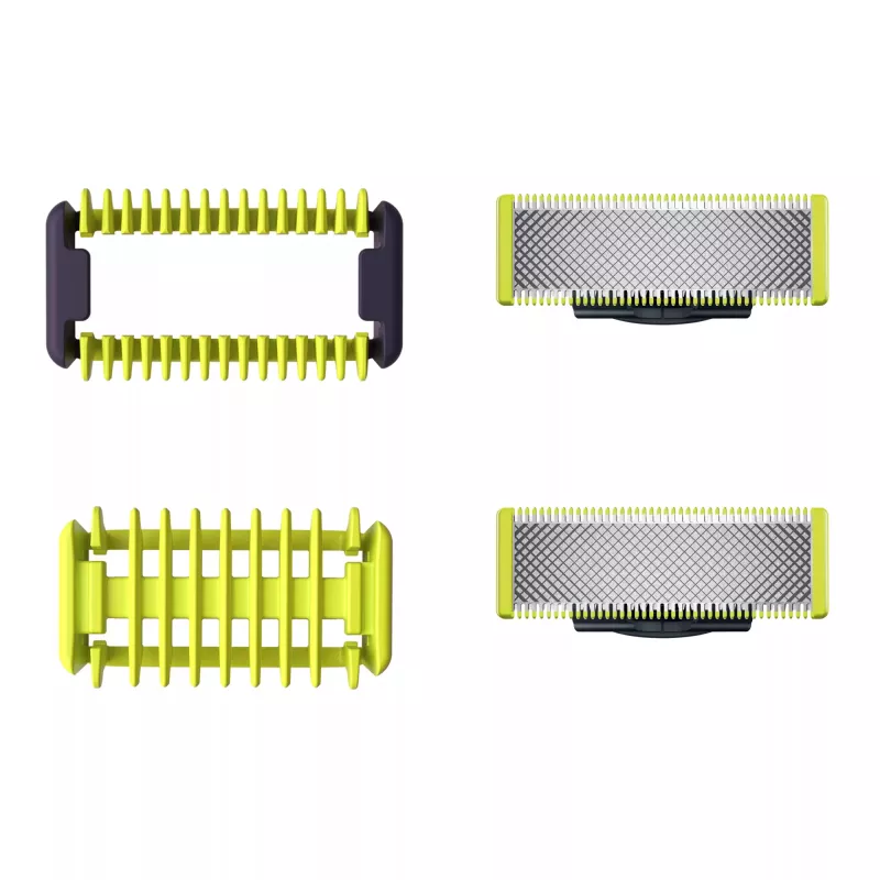 Lâmina de barbear Philips Norelco OneBlade QP620/50 Lâminas de substituição, Preto, pack de 2