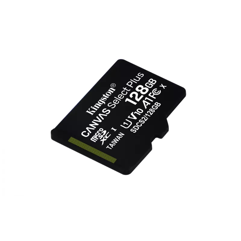 Memória flash Kingston Technology 128GB microSDXC UHS-I Canvas Select Plus 100R A1 C10