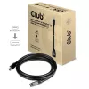 Club 3D CAC-1121 cabo de extensão de Mini DisplayPort para DisplayPort 1.4, 8K60Hz, DSC 1.2, HBR3, HDR, 32AWG, M/F, 1 m (3,28 ft), preto