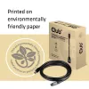 Club 3D CAC-1121 cabo de extensão de Mini DisplayPort para DisplayPort 1.4, 8K60Hz, DSC 1.2, HBR3, HDR, 32AWG, M/F, 1 m (3,28 ft), preto