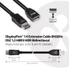Club 3D CAC-1023 cabo de extensão DisplayPort 1.4 M/F, 8K, 3 m (9,84 ft), preto