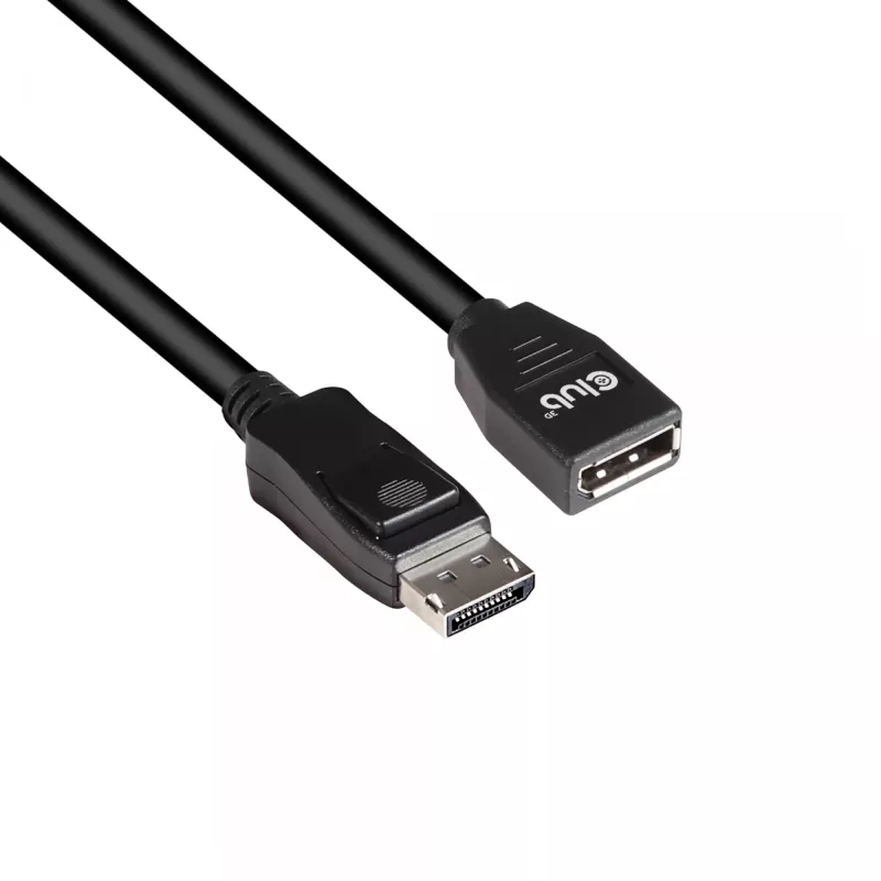 Club 3D CAC-1023 cabo de extensão DisplayPort 1.4 M/F, 8K, 3 m (9,84 ft), preto