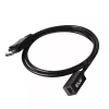 Club 3D CAC-1120 cabo de extensão de Mini DisplayPort 1.4 para DisplayPort F/M, 8K60Hz, 1 m (3,28 ft), preto