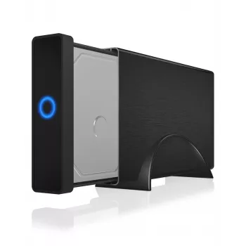 ICY BOX IB-377U3 Caixa para HDD preto 3,5 polegadas