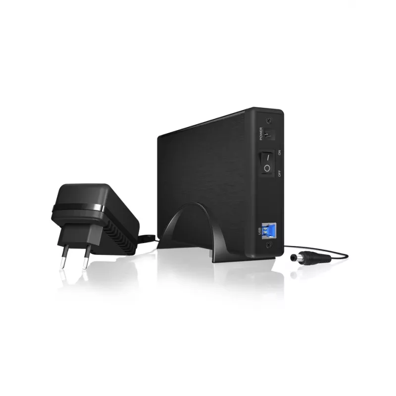 ICY BOX IB-377U3 Caixa para HDD preto 3,5 polegadas