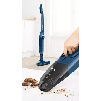 Bosch Serie 2 BBHF216 Aspirador a bateria/escova elétrica Aspirador a bateria 2-em-1 bateria seco sem saco azul