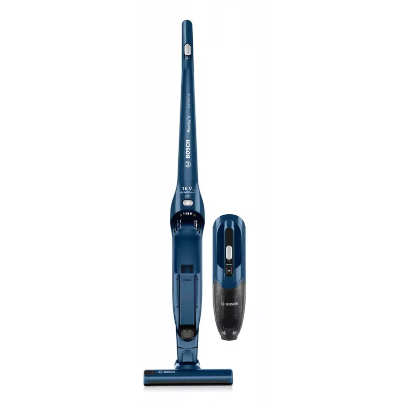 Bosch Serie 2 BBHF216 Aspirador a bateria/escova elétrica Aspirador a bateria 2-em-1 bateria seco sem saco azul